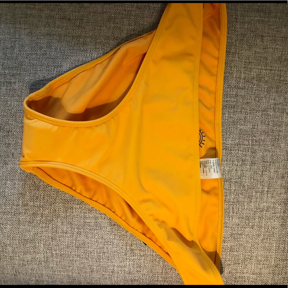 Hollister yellow orange bikini bottoms